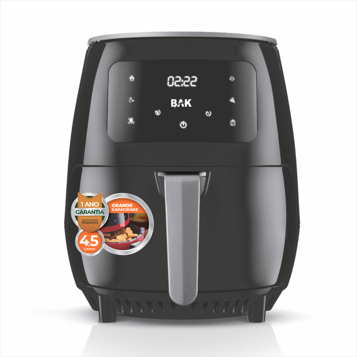 Air Fryer BAK Turbofry Touch 4,5 litros branca